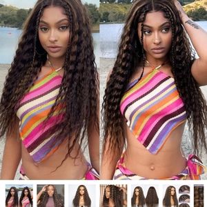 22" bohemian water wave wig